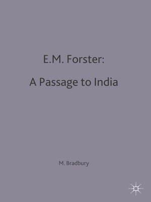cover image of E.M.Forster: A Passage to India